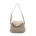 thumbnail image 1 of Pre-Owned Hermes Hermès Lindy 26 Turtiere Gray Shoulder Bag/Handbag in Taurillon Clemence..., 1 of 9