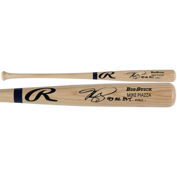 Mike Piazza New York Mets Autographed Rawlings Game Model Bat with "93 NL ROY" Inscription - Fanatics Authentic Certified