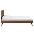 thumbnail image 2 of Modway Bronwen Lit Plateforme Grand en Bois de Caoutchouc et MDF en Noyer, 2 of 6