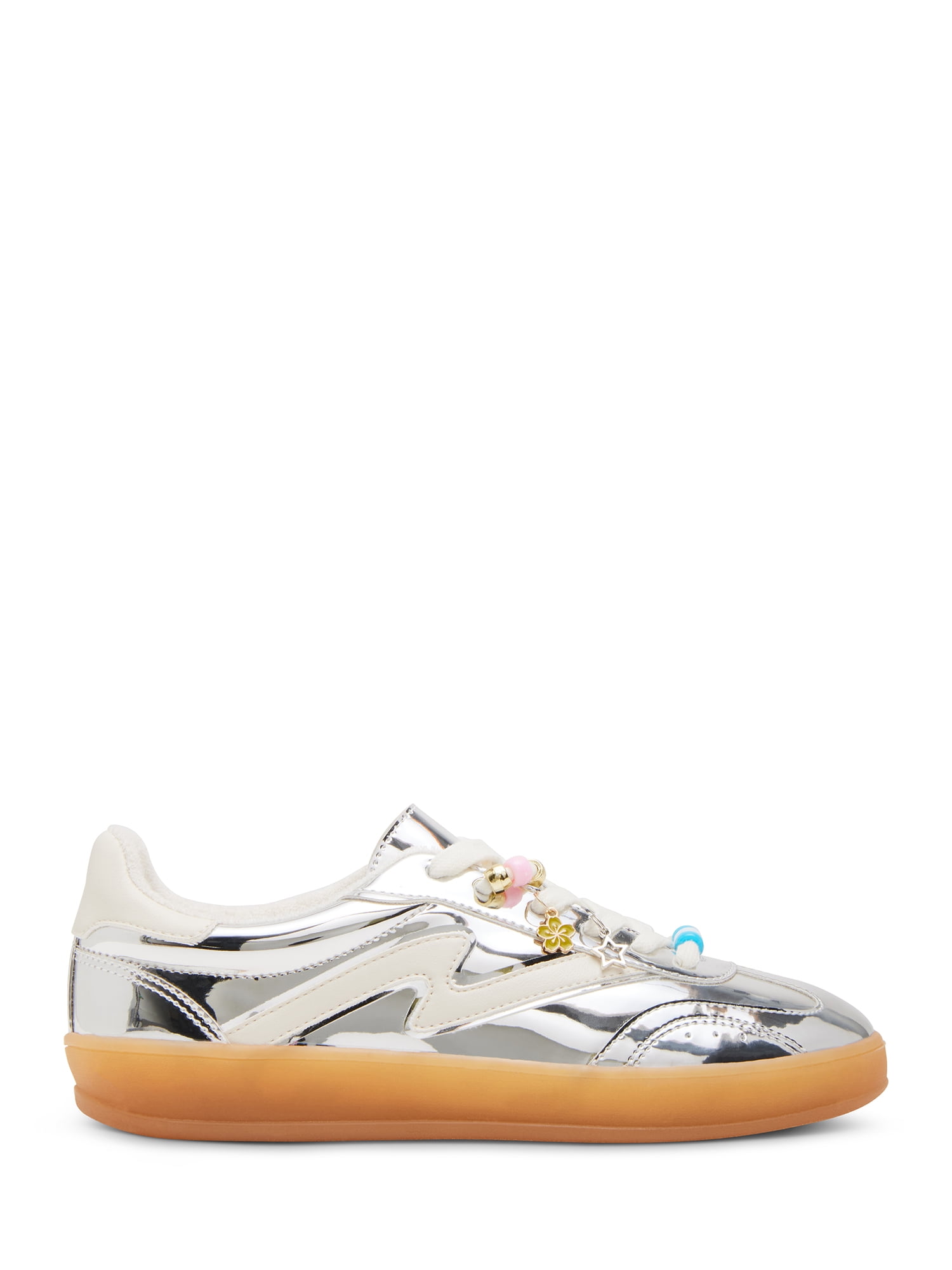 Madden Girl Women's Giia-CB Lace-Up Gum Sole Sneaker with Charms