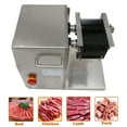 thumbnail image 3 of QX Stainless Steel Meat Cutter Meat Granules Cutter Shredded Meat Cutter Slices Meat Slicer with 5mm Blade, 3 of 8