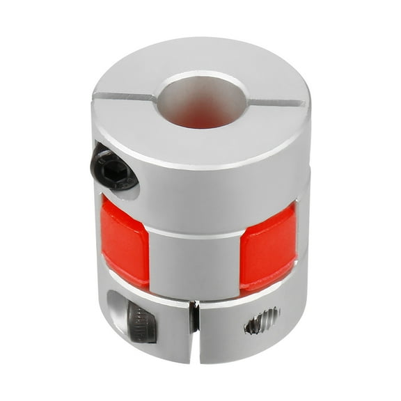 REGALWOVEN 10mm to 12mm Shaft Plum Shaped Coupling Coupler 30mm Diameter 35mm Length