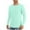 Mint Green, variant on Azrian Men’s Active Long Sleeve Tees Wicking Athletic UV Ray Protection Men's Summer Solid Color Sunscreen Is Lightweight Breathable And Solid Color Long Sleeved