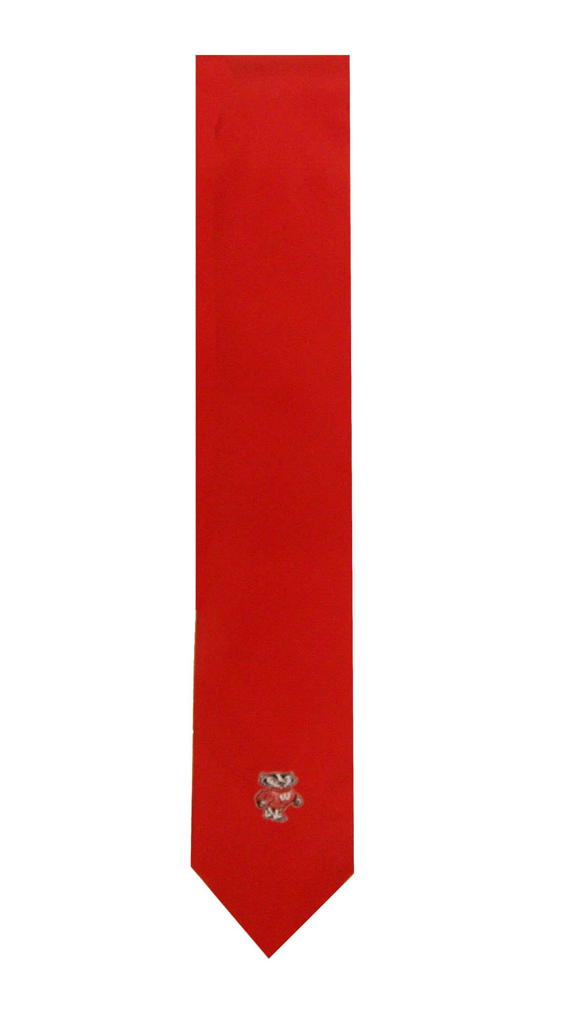 Wisconsin Badgers Solid Necktie with Bucky - Donegal Bay - Unisex - One Size