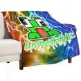 Unspeakable Flannel Throw Blanket Super Soft Cozy Plush Blankets for