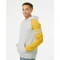 thumbnail image 2 of JERZEES Nublend® Varsity Colorblocked Raglan Hooded Sweatshirt, 2 of 5