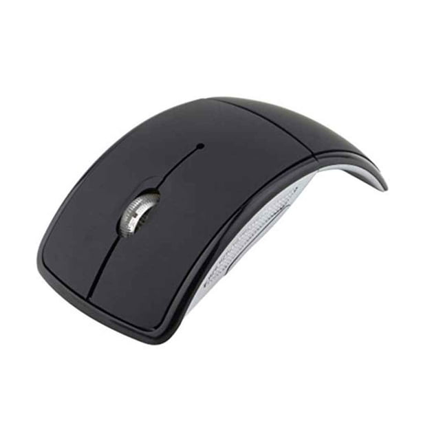 Arc 2.4G Ratón inalámbrico plegable Ratones inalámbricos Receptores USB plegables Juegos Computadora portátil Accesorio Vogacara DN1299-06
