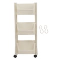 thumbnail image 2 of Rack de Rangement en Plastique Détachable à 4 Niveaux avec Roues, Étagère d'Affichage Simple, Rack de Rangement de Voiture Utilitaire Roulant Multifonction pour Salon, 2 of 8