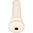 thumbnail image 1 of Yazoeia Acoustic Guitar End Pin Acoustic Guitar Tailnail Peg Replacement Synthetic Plastic Bass String End Pin Button for Strap Fixing (White) CJC912-127766, 1 of 1
