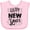 AD-Pink, variant on Inktastic Happy New Year in Hand Lettering Boys or Girls Baby Bib