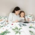thumbnail image 4 of Castle Fairy Cartoon Dinosaur Bedding Comforter Set,Jungle Animal Dino Full Bedding Set, 4 of 8