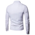 thumbnail image 4 of Polo Shirts for Men Phrasing Shirt Popular Men Summer Tops Turtle Neck Tees Yoga Shirt Long Sleeve Cold Gear Athletic Top Workout Top Short Sleeve Athletic Running Long Small Mens Fashion White XL, 4 of 8