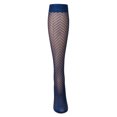 thumbnail image 6 of MeMoi Women's Chevron Net Knee High Socks - Womens - Female, One Size, Blue, 6 of 6