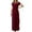 A-Wine778, variant on Womens Solid Pleated Dress Loose Flowy Short Sleeve Round Neck Maxi Dress Stretchy Minimalist Casual Dresses
