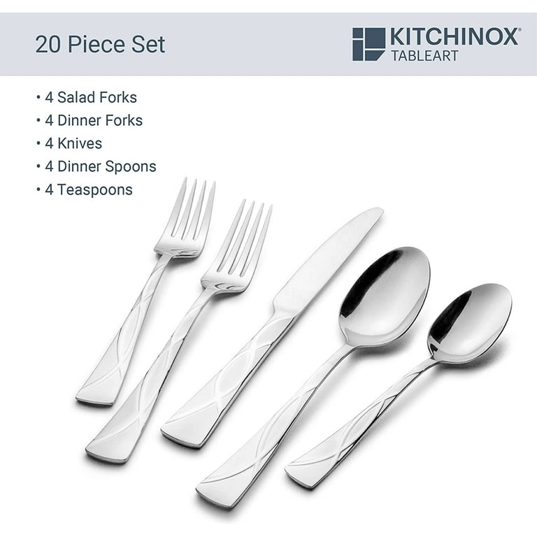 Kitchinox I Edition 20-Piece Flatware Set, Service for 4