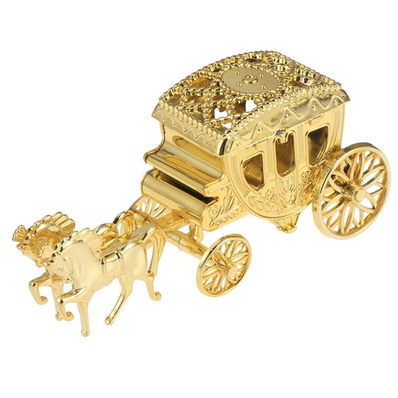 UEETEK Gorgeous Golden Plastic Wedding Candy Boxes for Favors and Gifts Suitable for Storage Use 6.5 x 4.5 x 2.5 Inches