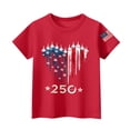 thumbnail image 2 of USA 250th Anniversary Shirt Men Patriotic Jet Fighter American Flag Graphic T Shirt America 250 Independence Day Tee, 2 of 5