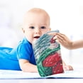 thumbnail image 5 of SKYSONIC Christmas Santa Claus Presents Baby Muslin Washcloths Face Towel, 3 PCS Winter Snow Burp Cloths Cotton Wipes Infant Wash Cloth for Newborn Boys Girls 12"x12", 5 of 7