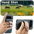 thumbnail image 5 of ELEHOLD For Google Pixel 6a Case,Compatible with Mag Safe Accessories, Luxury PU Leather 360° Magnetic Ring Kickstand Slim Shock-Absorbent Case for Google Pixel 6a,Blue, 5 of 6