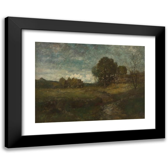 Alexander Helwig Wyant 14x11 Black Modern Framed Museum Art Print Titled - Arkville, New York