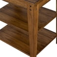 thumbnail image 5 of Lake House Medium Brown Tiered Table, 5 of 6