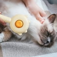 thumbnail image 6 of Rirool Self-Cleaning Pet Brush 2-Pack - Magic Grooming Comb for Cats/Dogs, Removes Loose Fur & Tangles, One-Touch Clean Button, Massage Bristles, 6 of 9
