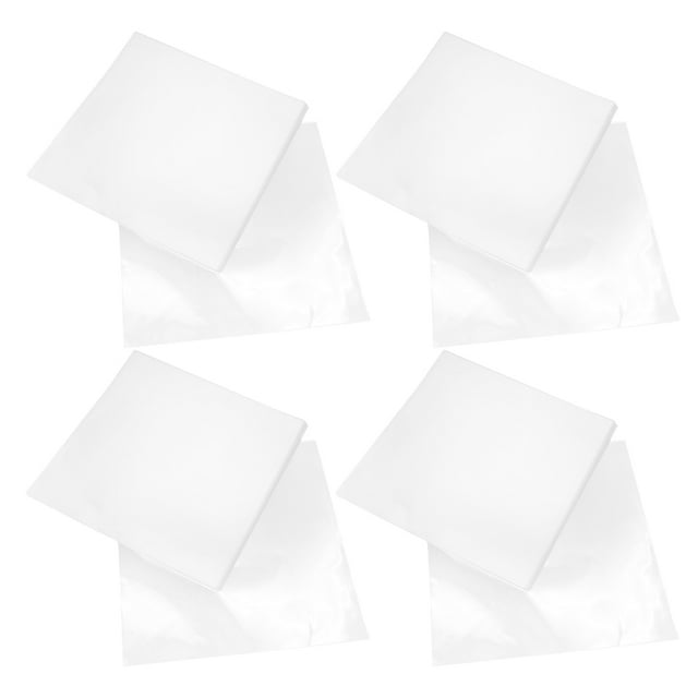 Minkissy 60Pcs Vinyl Record Outer Sleeves Transparent for Protection from Fingerprints and Mud