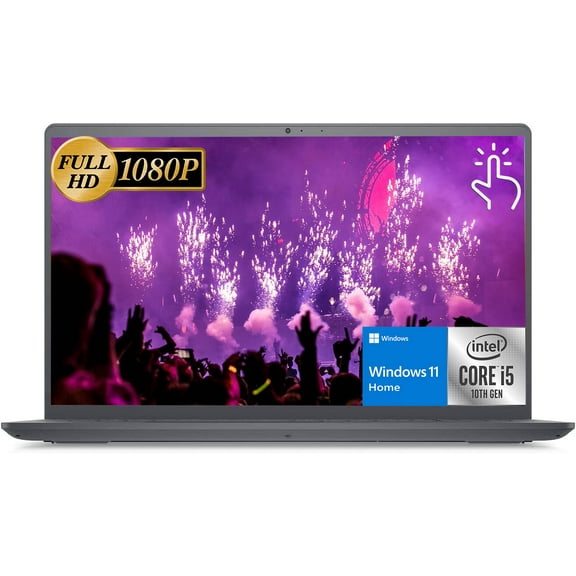 Dell Inspiron Laptop, 15.6" FHD IPS Touchscreen, Intel Core i5-1135G7(Beats i7-1065G7, Quad-core), 16GB RAM, 512GB SSD, Wi-Fi, Bluetooth, Windows 11 Home