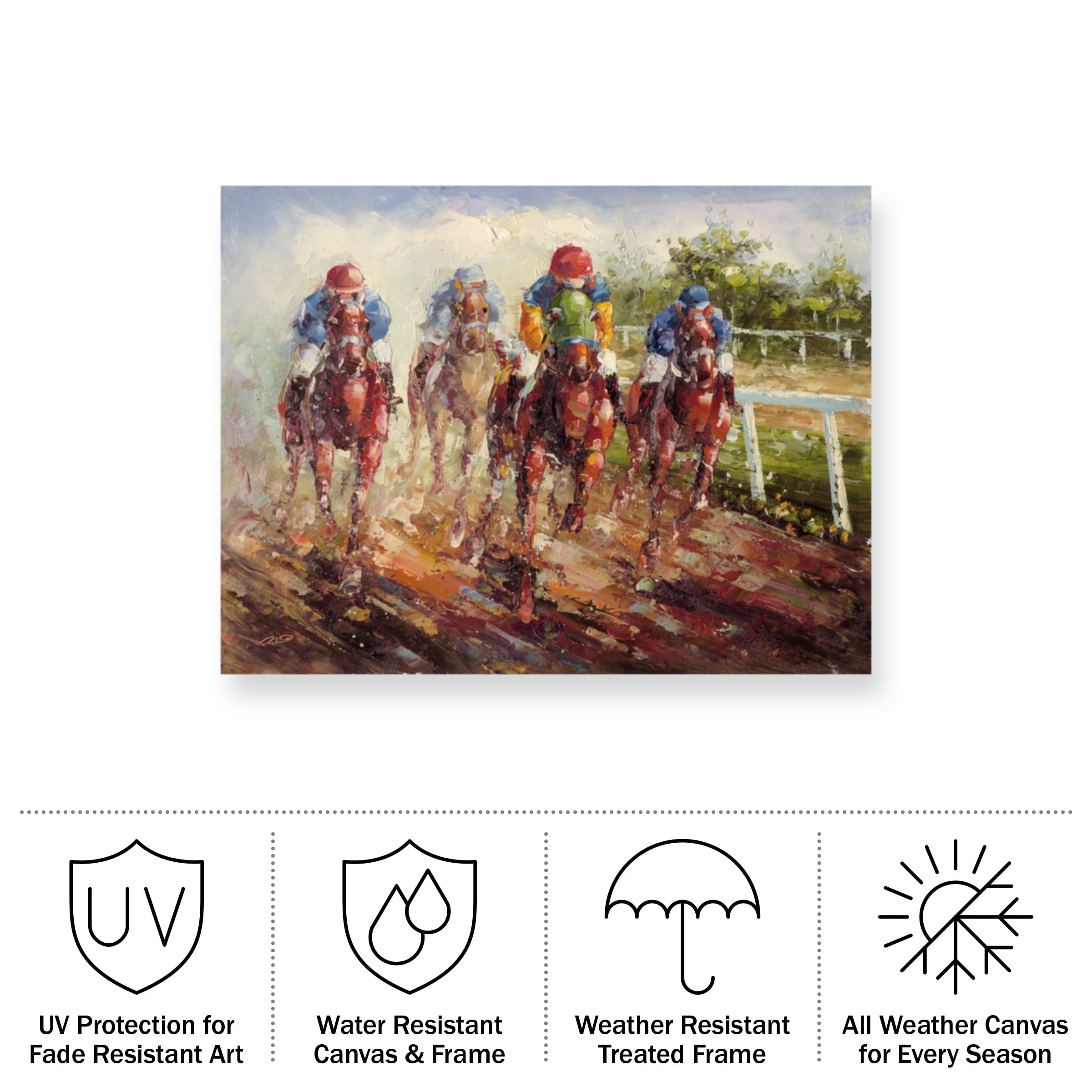 Masters Fine Art 'Kentucky Derby' Outdoor All-Weather Wall Decor