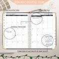thumbnail image 2 of 2026-2027 Planner Academic Planner Calendar Notebook(Jul.2026-Jun.2027,6.3"x8.5")Weekly Monthly Planner Perfect for Office Schedule Academic Supplies, 2 of 7