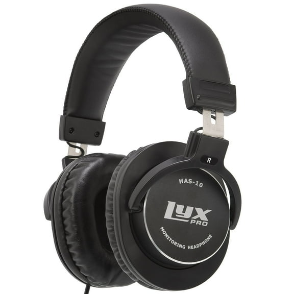 LyxPro Over-Ear Noise-Canceling Headphones Black
