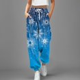 thumbnail image 2 of Pantalones de Moda Gibobby Colombianos para Mujer con Estampado Navideño Talla L, 2 of 4