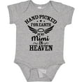 thumbnail image 3 of Inktastic Handpicked for Earth by My Mimi in Heaven with Angel Wings Boys or Girls Baby Bodysuit, 3 of 5