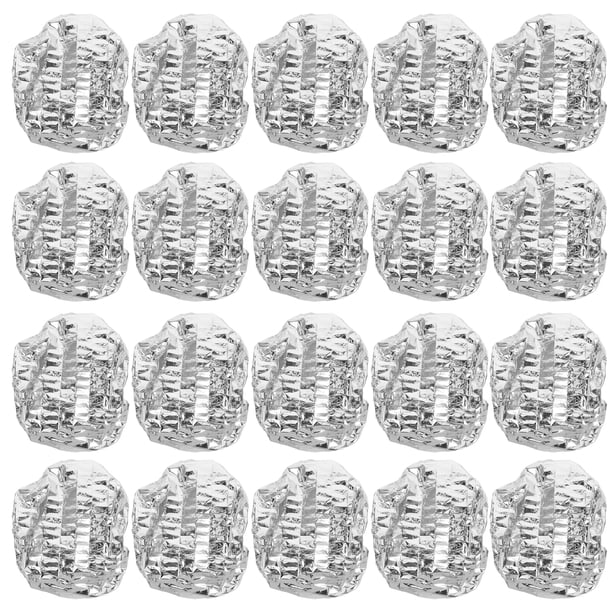 50 fundas elásticas para cuencos: fundas reutilizables de aluminio aislante para alimentos, ideales para cenas en casa y picnics al aire libre. Se adaptan a diferentes formas de platos.