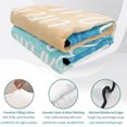thumbnail image 4 of Twin Quilt Set 68''x86'', Blue Coastal Lightweight Summer Bedspread Coverlet Set with 2 Pillow Shams, Life Is Better At The Beach Beach Breathable All Season Quilt Bedding for Dorm/Bedroom, 4 of 9