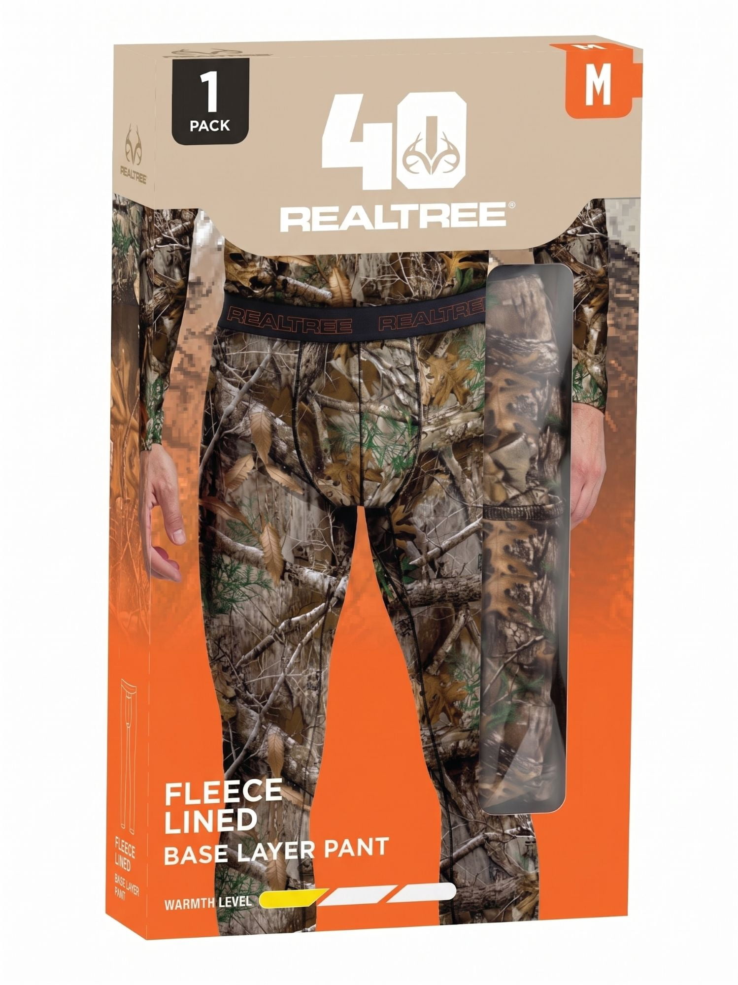 Realtree Men's Themal Bottoms, 1 Pack