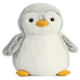 thumbnail image 3 of Aurora - Medium Gray PomPom Penguin - 11" Gray - Playful Stuffed Animal, 3 of 6