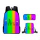 thumbnail image 1 of LOHILL Rainbow Friends Mochila Impresa En 3D + Satchel + Estuche Para Lápices Conjunto De Niños Unisex De Gran Capacidad De Hombro, 1 of 4