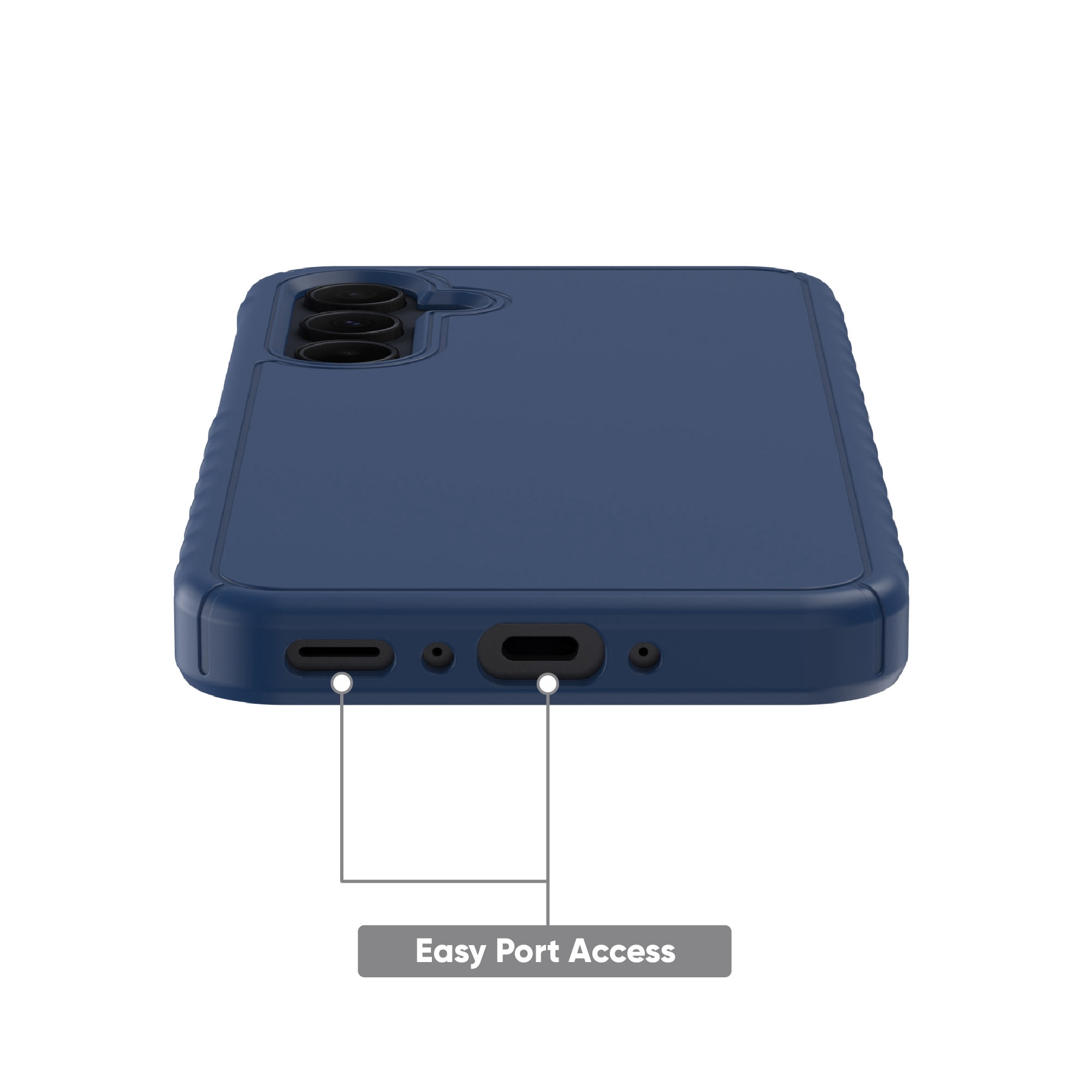 onn. Protective Gel Phone Case for Samsung Galaxy A35 5G - Blue