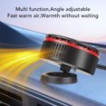 thumbnail image 3 of Car Heater 12V, 360 Rotatable Portable Windshield Heater Defroster Windscreen Defogger Defroster for Driving, 3 of 7