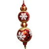 31'' Finial Ornament, Red