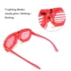 thumbnail image 4 of Light up El Wire Neon Rave Gafas Glow Intermitente LED Gafas de sol Disfraces para fiestas Abanopi Lentes, 4 of 7