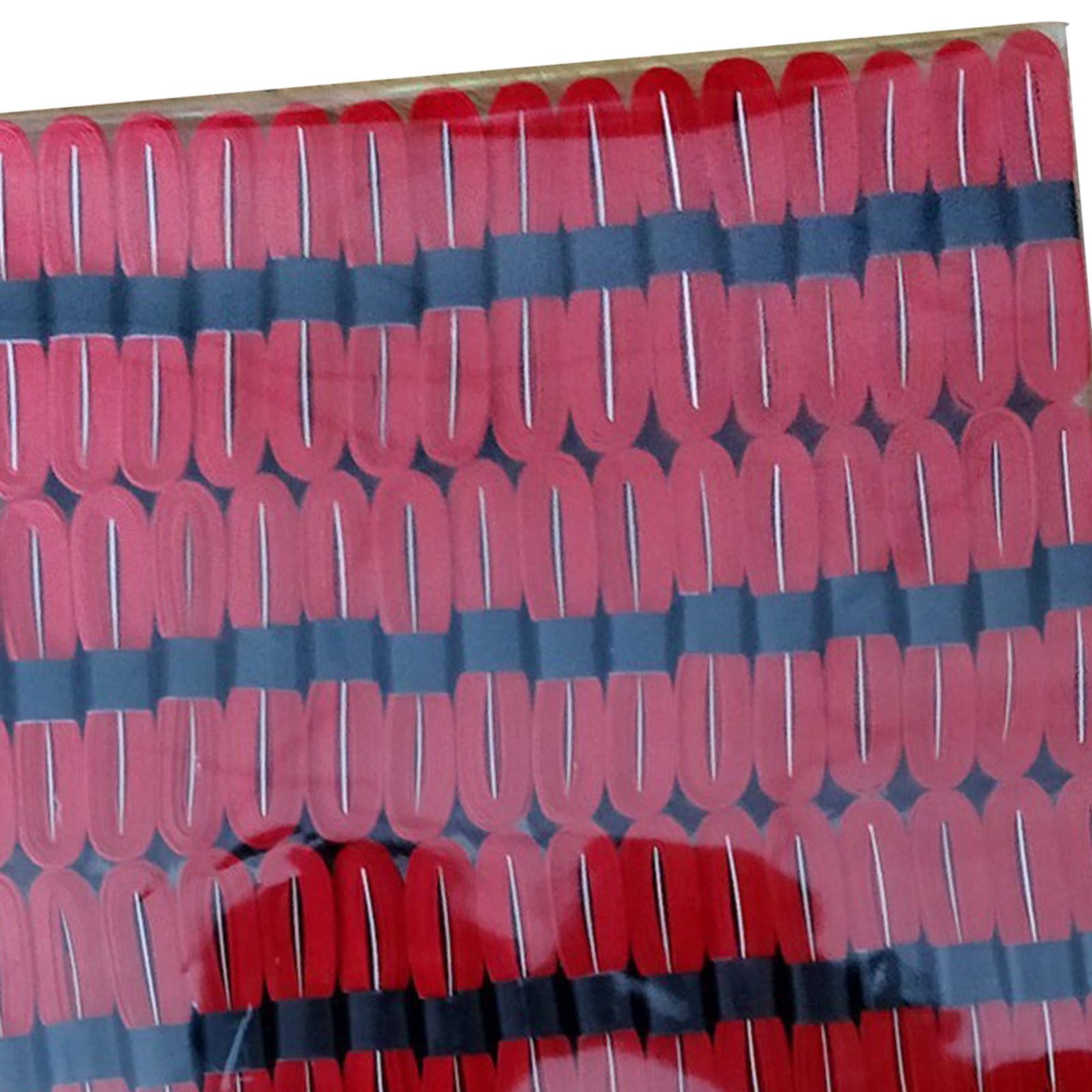 harayaa 48Pcs Tennis Racket Grip Tape Badminton Squash Racket Over Grip Sweat Absorption red