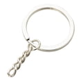 thumbnail image 1 of Teenitor Llavero Anillos Llavero Anillos, 60 piezas Llavero de metal Llaveros divididos a granel, Llavero 30 mm Llaveros y 60 piezas, 1 of 5