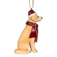 thumbnail image 2 of Design Toscano Christmas Xmas Golden Retriever Holiday Dog Ornaments, Full Color, 2 of 8