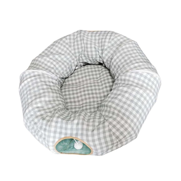 es para gatos, cama, juguetes interactivos, laberinto, juguetes para juegos, cueva para gatos, tienda plegable, , tubo, escondite de juguete Verde claro Salvador jugando túnel tubo