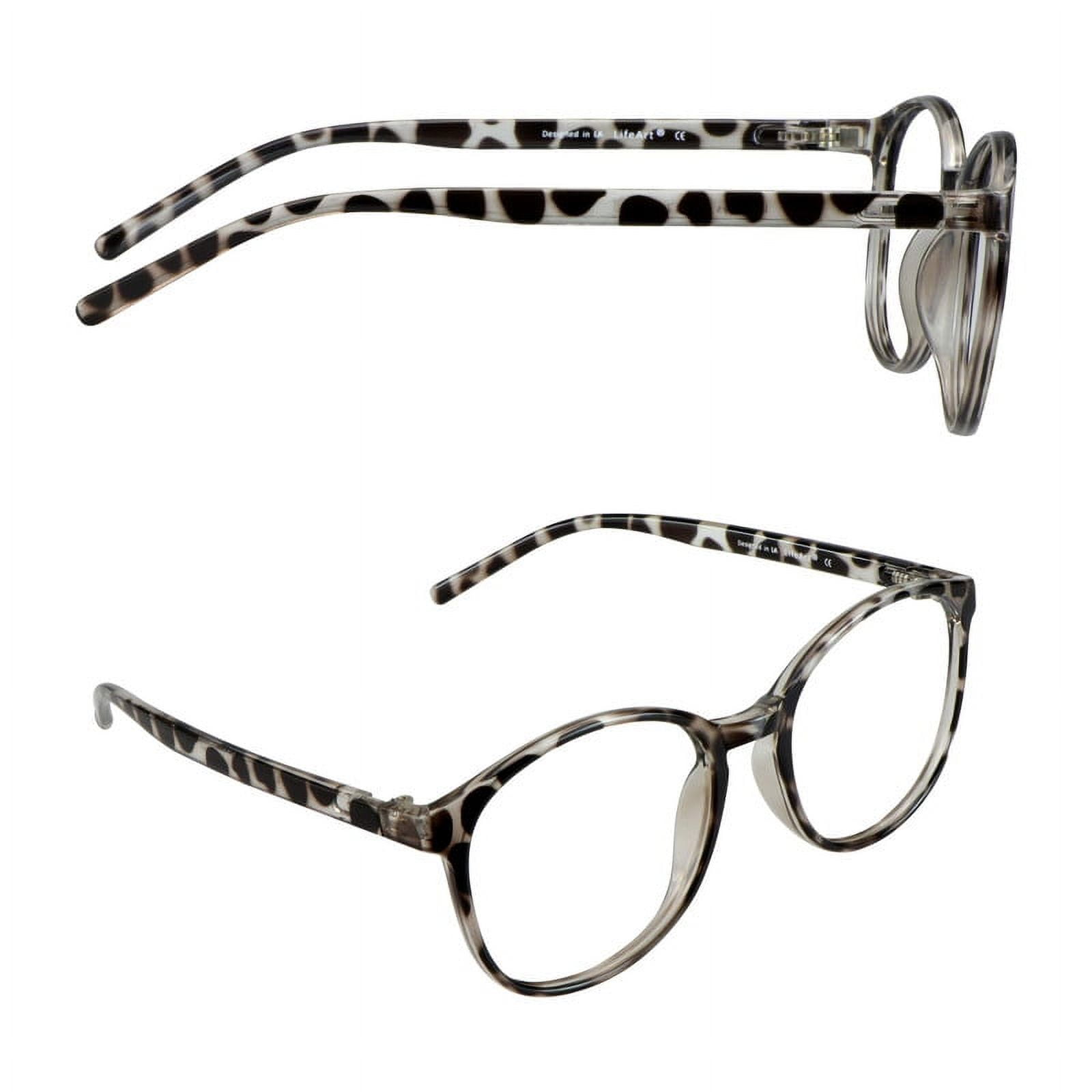 LAMBBAA Vintage Round Progressive Multifocal Presbyopic Glasses, Photochromic Gray Sunglasses for Men Women Readers (+1.00/+4.00 Magnification)
