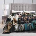 thumbnail image 5 of Blankets The Twilight Movie Sagas Air Conditioning Flannel Blanket Blanket Super Soft Cozy Warm Plush for Sofa Living Room Bedroom 60"X50", 5 of 6