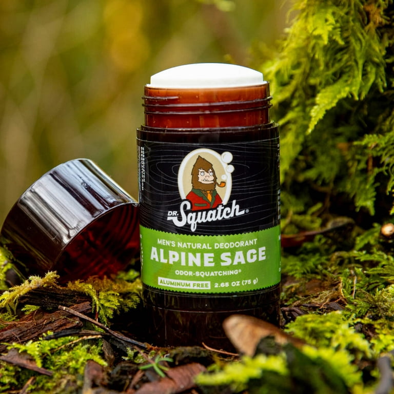 Dr. Squatch Natural Deodorant – Alpine Sage, Wood Barrel Bourbon, and Fresh  Falls (2.65 oz, 3 Pack) 