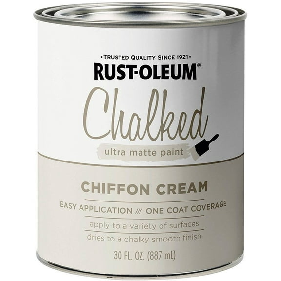 RUSTOLEUM BRANDS 329598 329598 QT CHALK CHIFFON CREAM / 1 EA